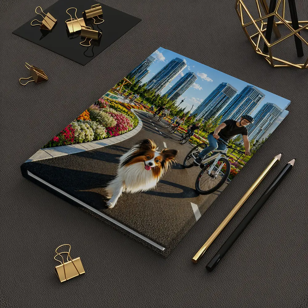 Papillon Dog City Park Bicycle Ride – Notebooks