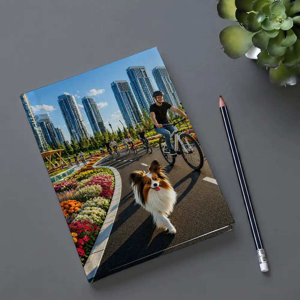Papillon Dog City Park Bicycle Ride – Notebooks