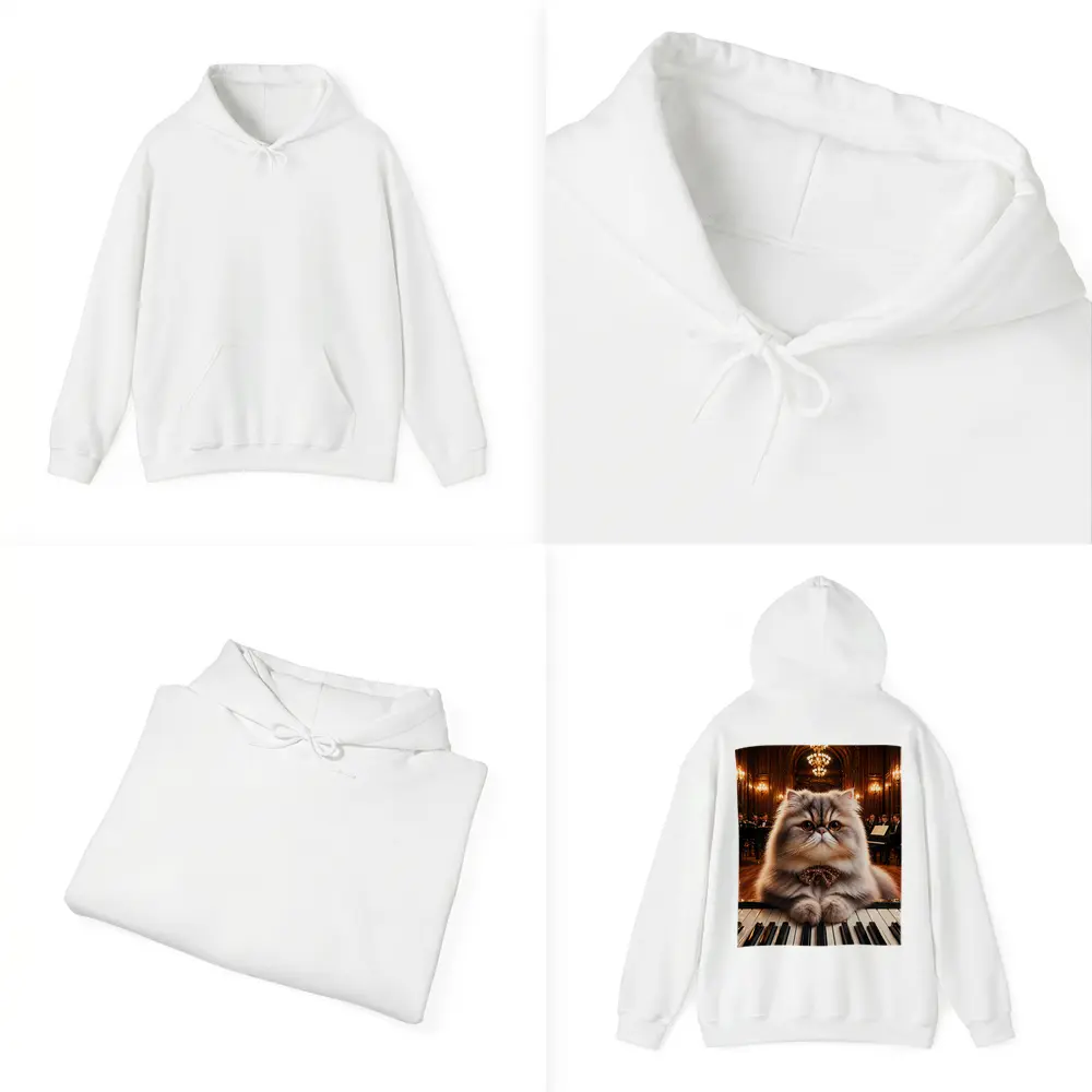 Persian Cat Pianist Concert Hall Orchestra – Hoodies