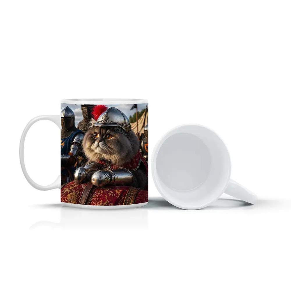 Persian Cat Knight Armor Medieval Tournament – Mugs
