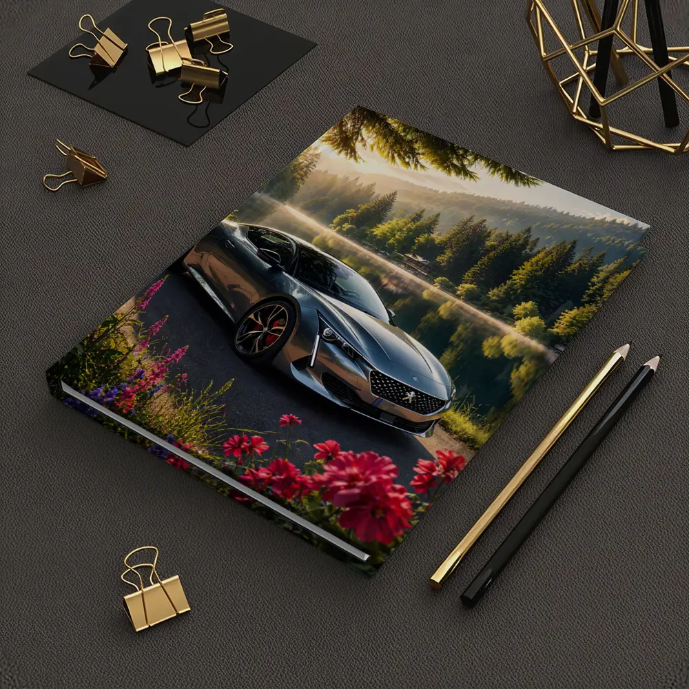 Peugeot Sport Car Lakeside Forest Sunrise – Notebooks