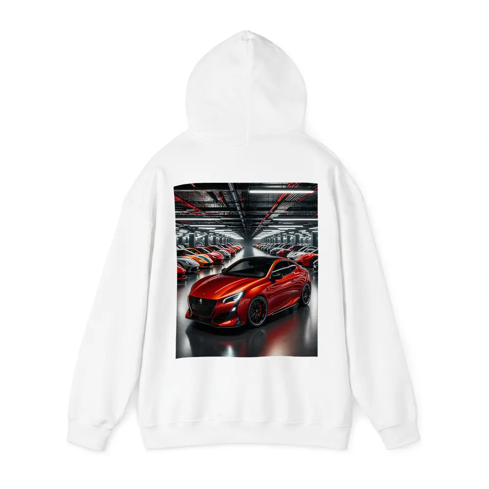 Peugeot Sport Red Car Indoor Parking Garage – Hoodies