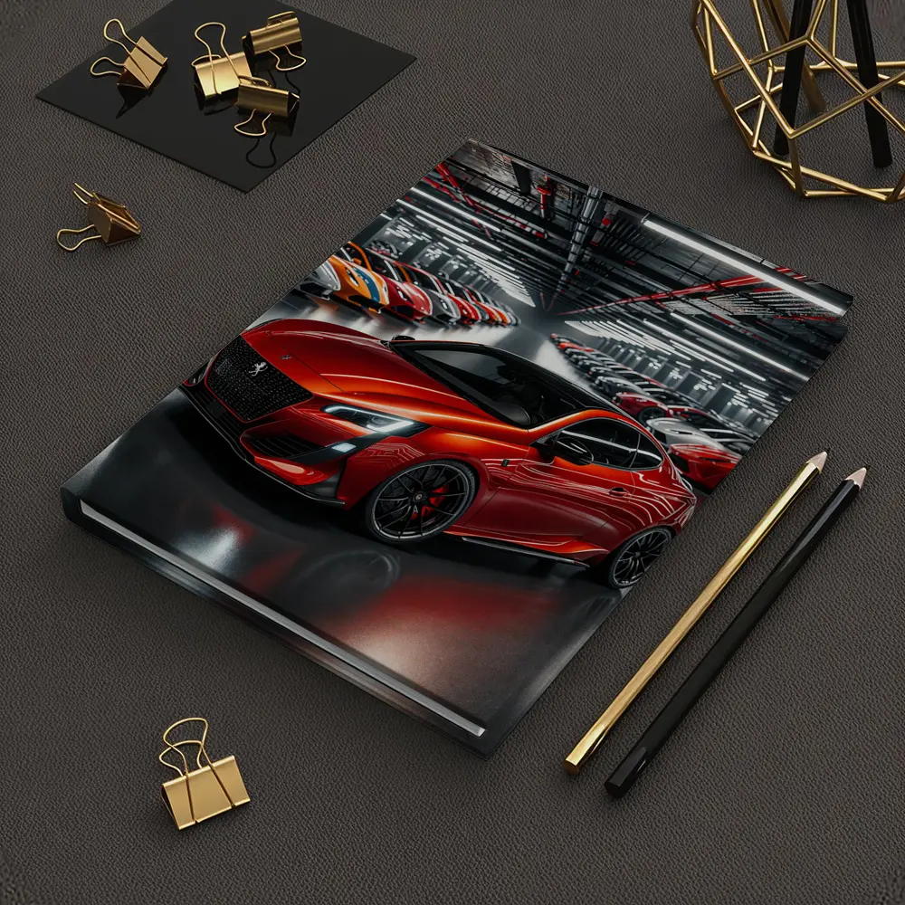 Peugeot Sport Red Car Indoor Parking Garage – Notebooks