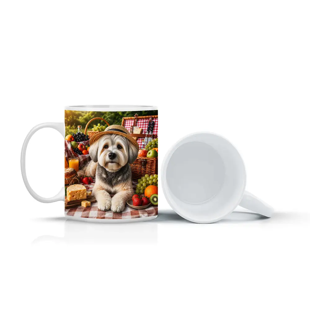 Havanese Dog Picnic Straw Hat Fruits – Mugs