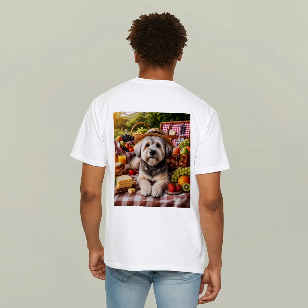 Havanese Dog Picnic Straw Hat Fruits – T-Shirts