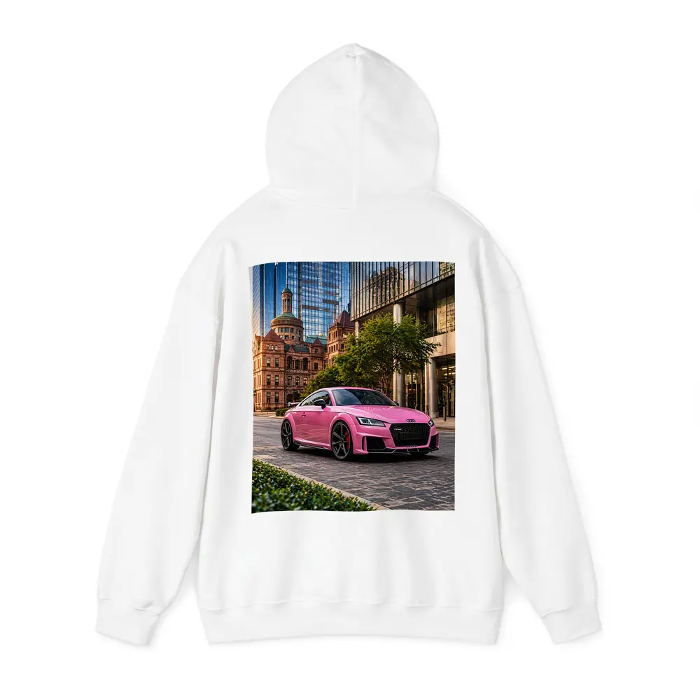 Pink Audi TT RS Urban City Setting – Hoodies