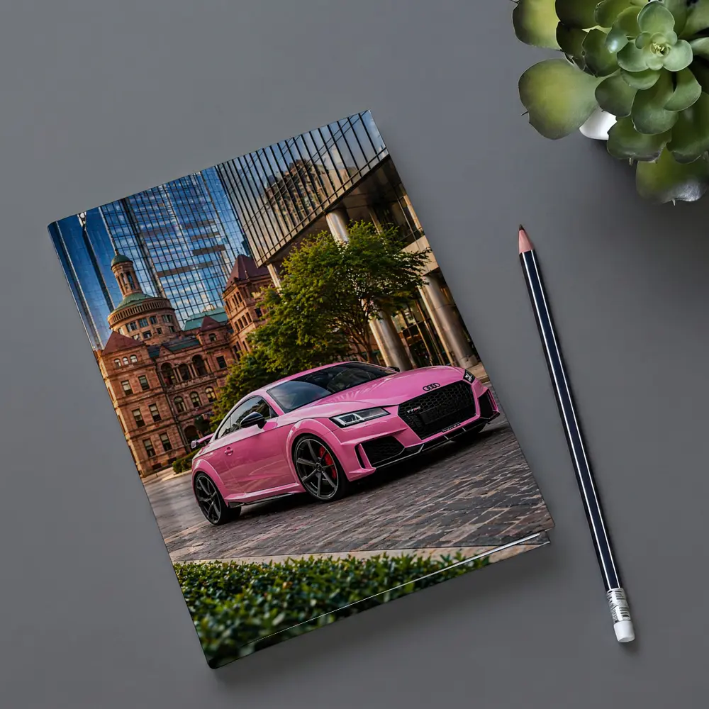 Pink Audi TT RS Urban City Setting – Notebooks