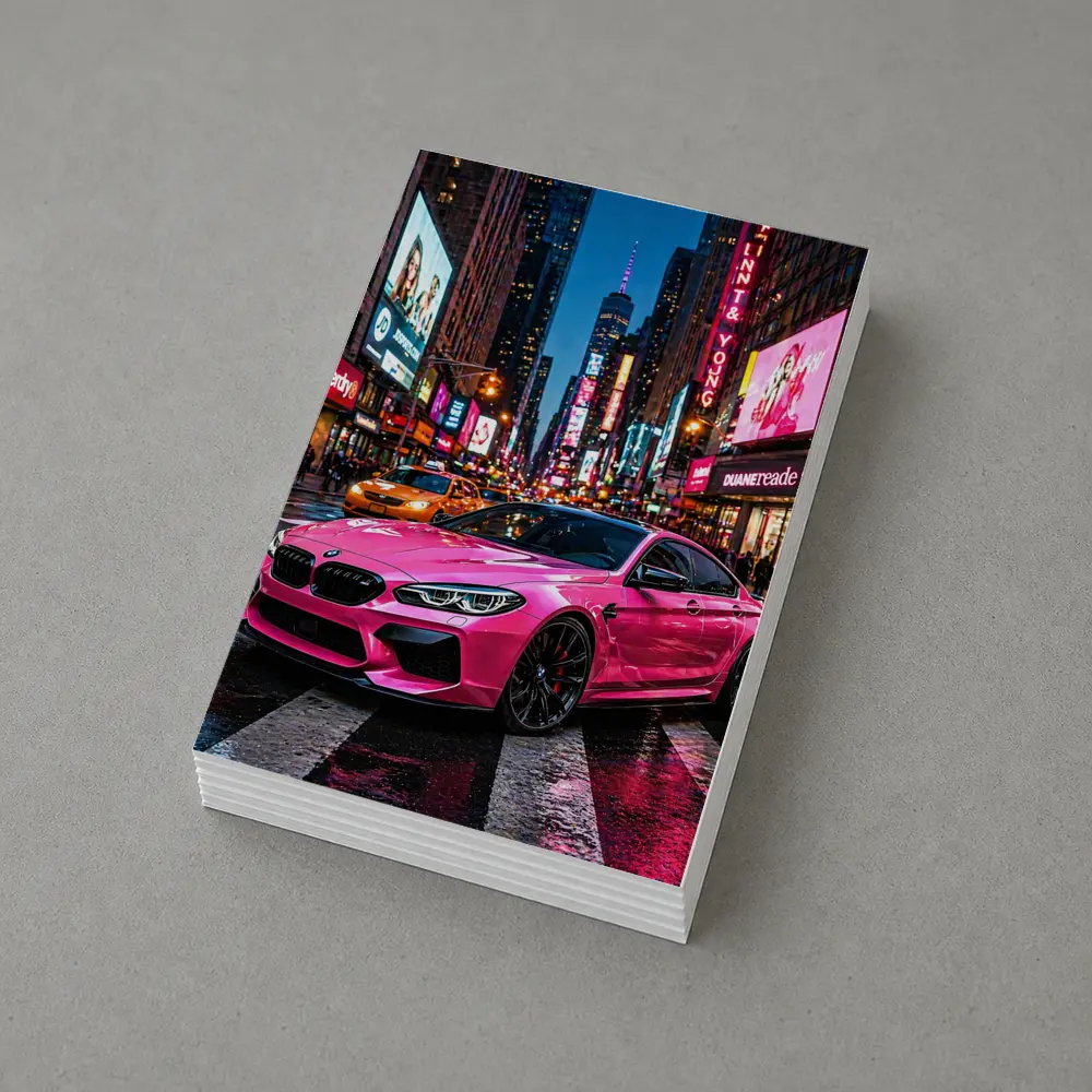 Pink BMW M6 Gran Coupe New York City – Postcards