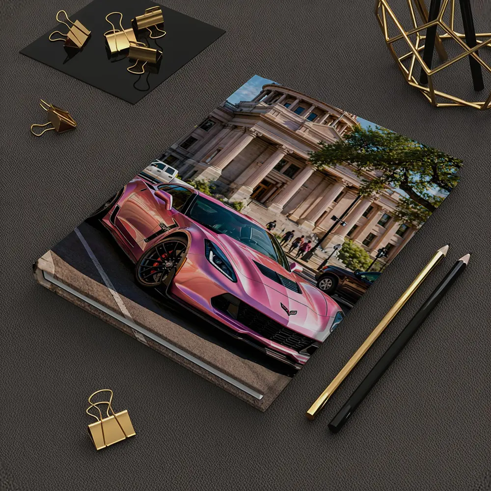 Pink Chevrolet Corvette Z06 Austin Capitol – Notebooks