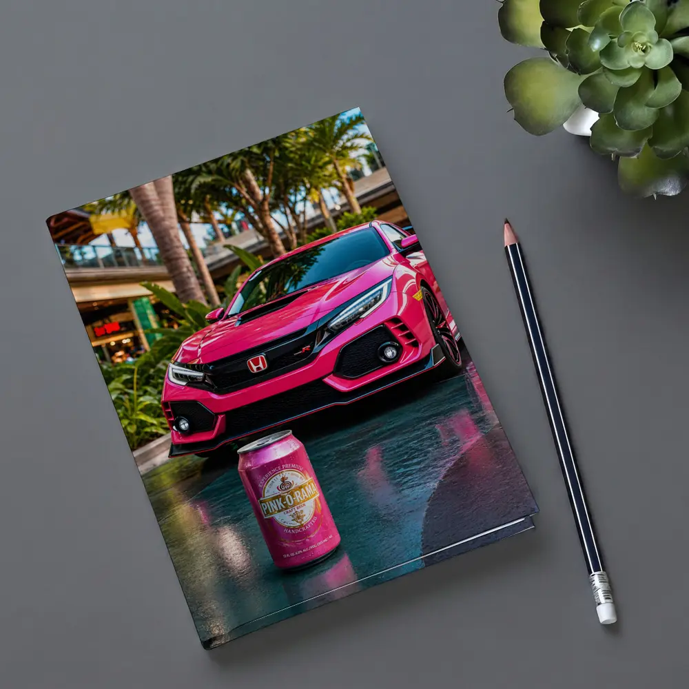 Honda Civic Type R Pink Tropical Mall Setting – Notebooks