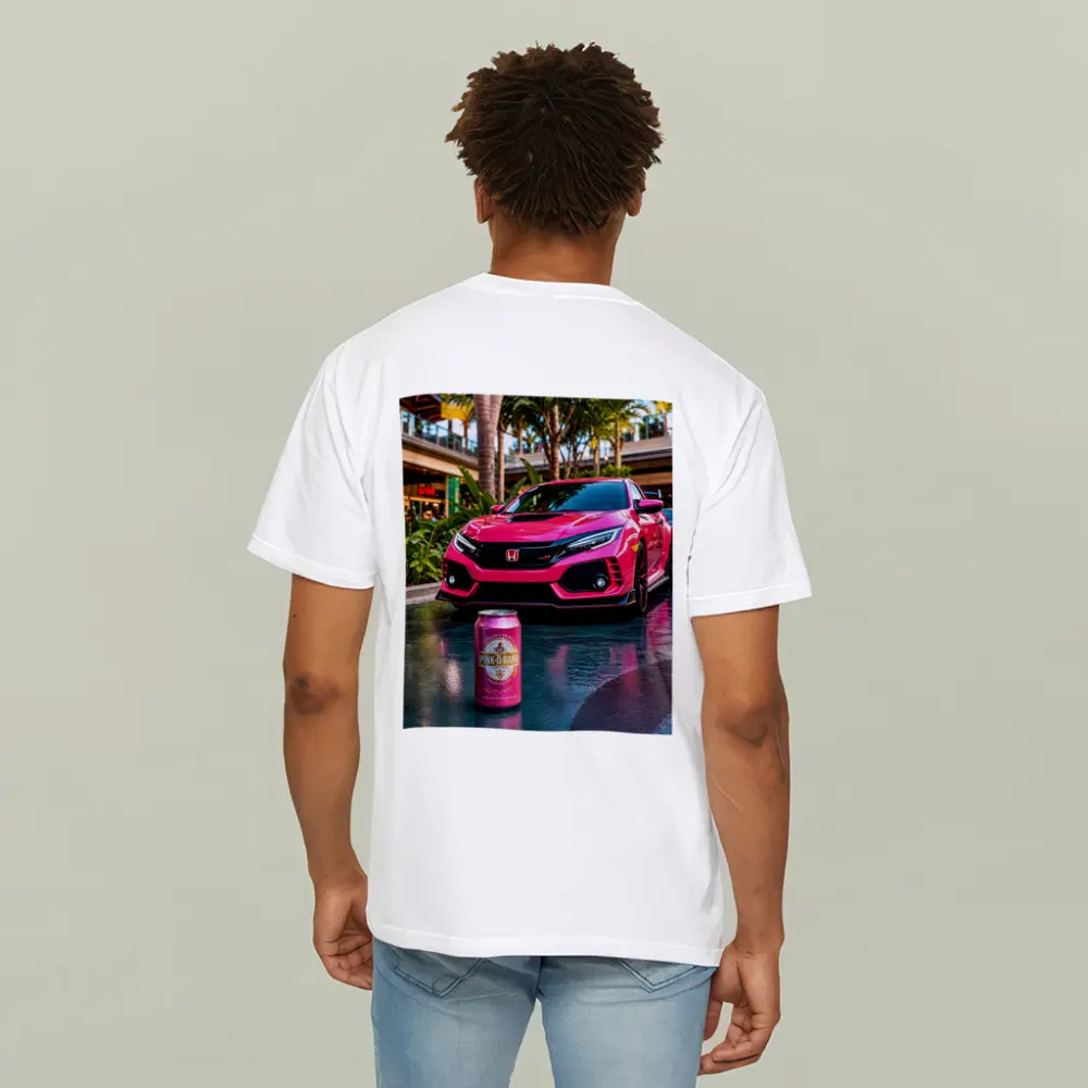 Honda Civic Type R Pink Tropical Mall Setting – T-Shirts