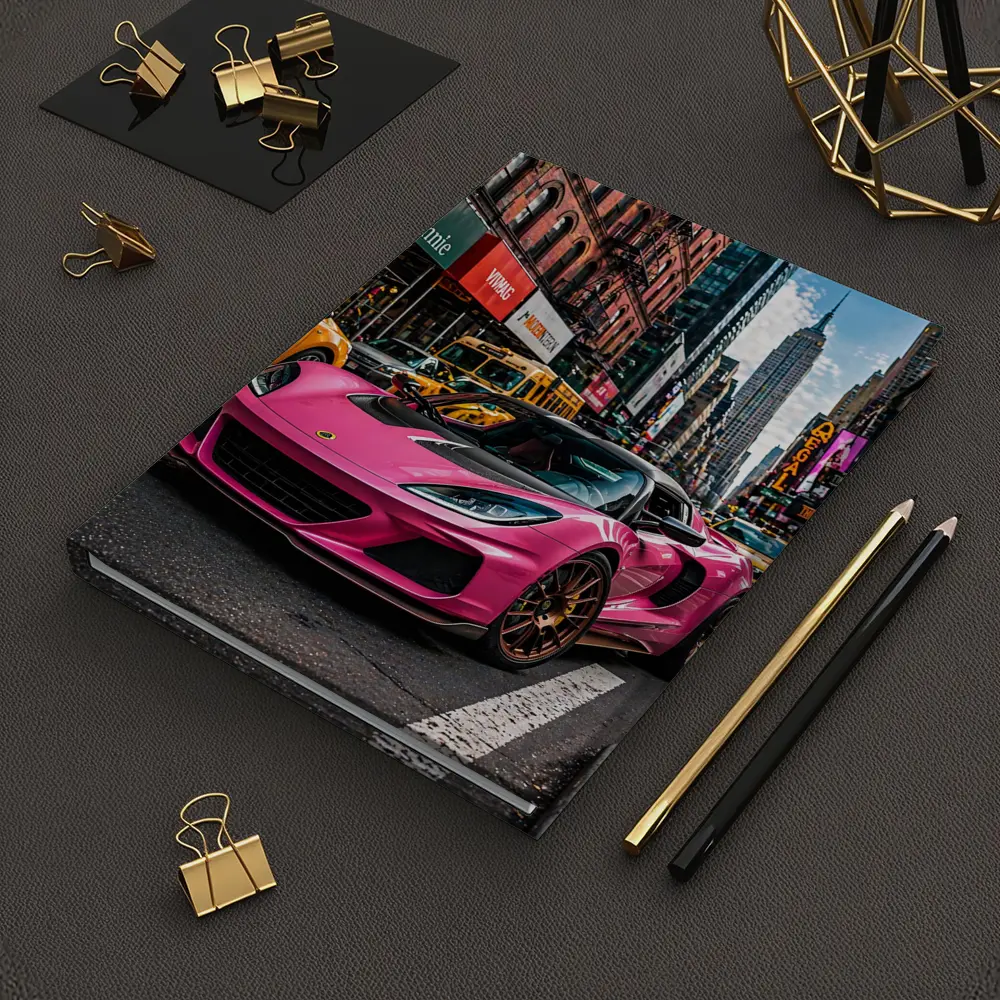 Pink Lotus Exige New York City Street – Notebooks