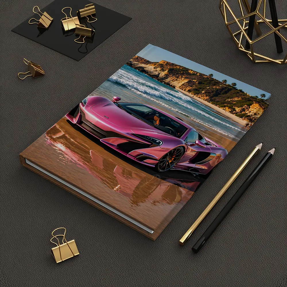 Pink McLaren 570S on Sunny Beach – Notebooks