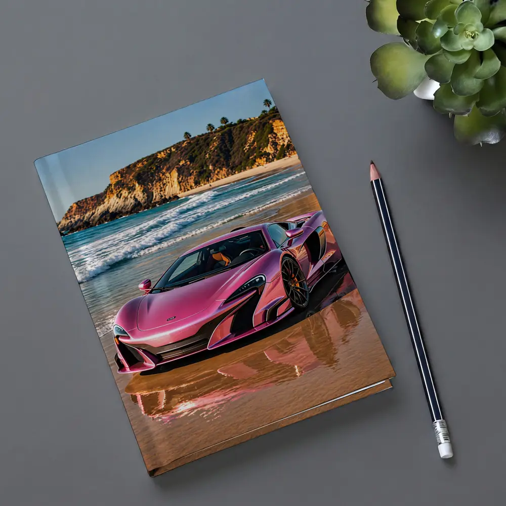 Pink McLaren 570S on Sunny Beach – Notebooks