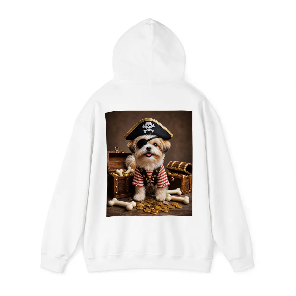 Shih Tzu Pirate Dog Treasure Chest Gold – Hoodies