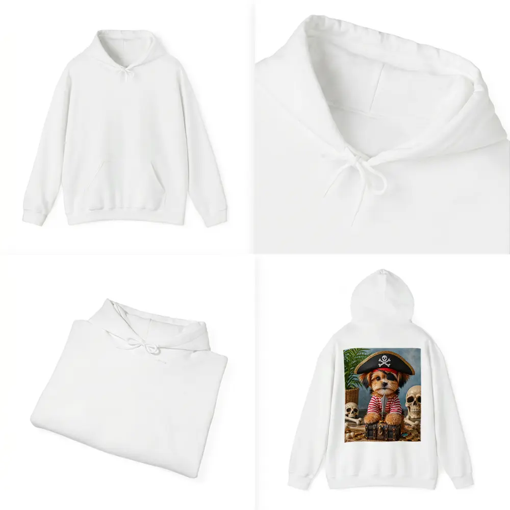 Yorkshire Terrier Pirate Captain Treasure Chest – Hoodies