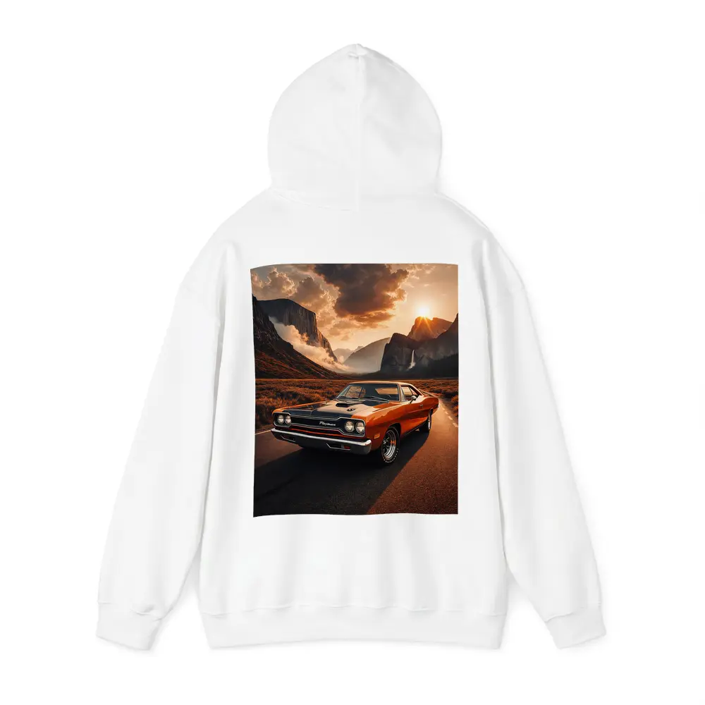 Plymouth Road Runner Classic Muscle Mountain Sunset – Hoodies