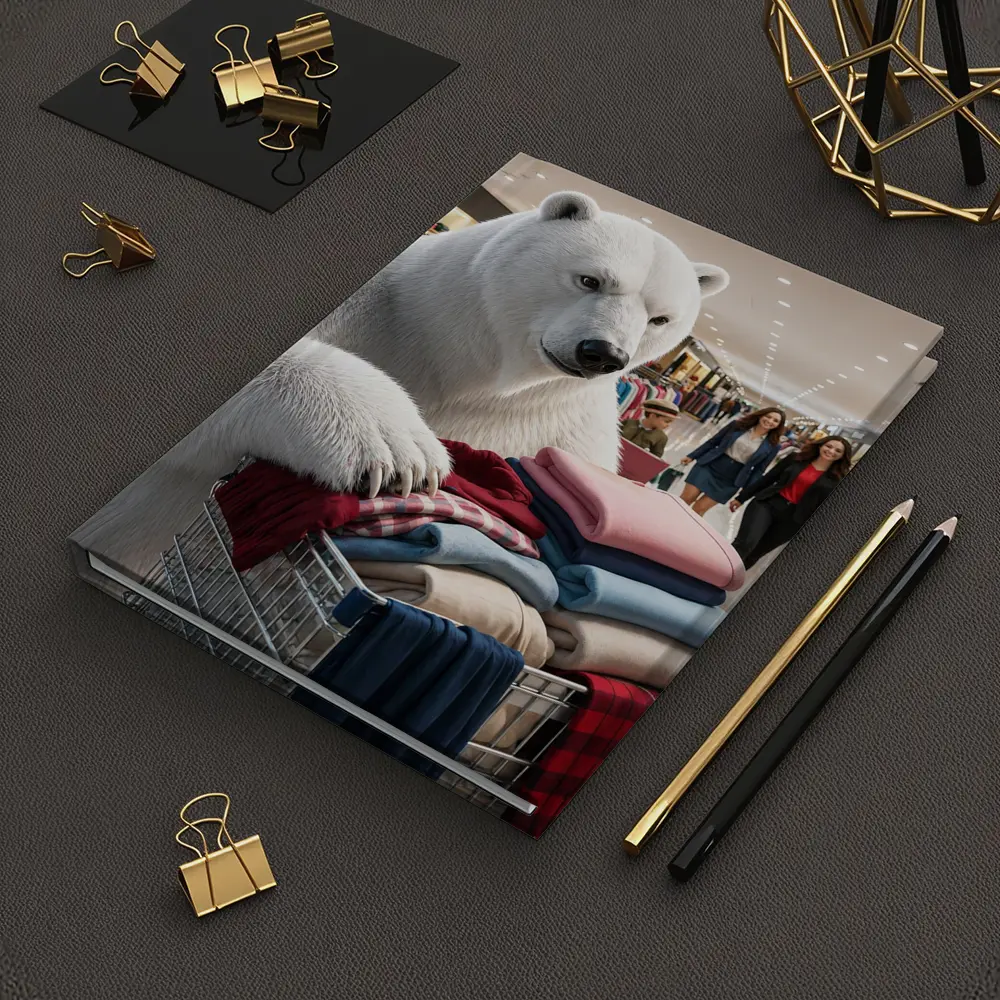 Polar Bear Shopping Cart Fashion Mall – Notebooks