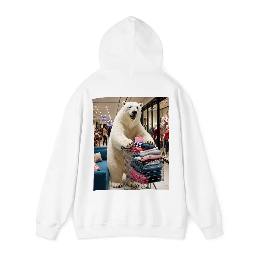 Polar Bear Shopping Cart Fashion Mall – Hoodies