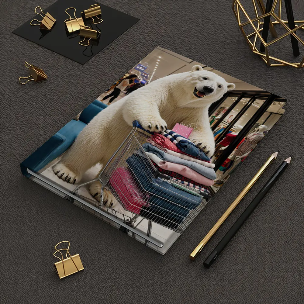 Polar Bear Shopping Cart Fashion Mall – Notebooks
