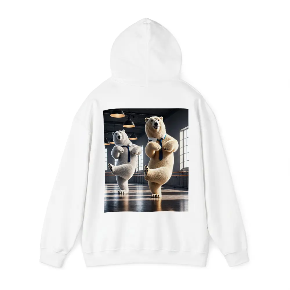 Polar Bears Dancing in Ballet Studio – Hoodies