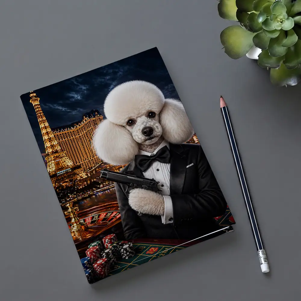 White Poodle Secret Agent Las Vegas Casino – Notebooks