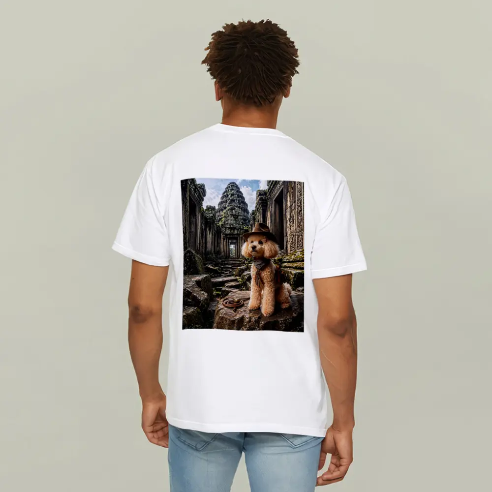 Poodle Adventurer Explorer Ancient Temple Ruins – T-Shirts