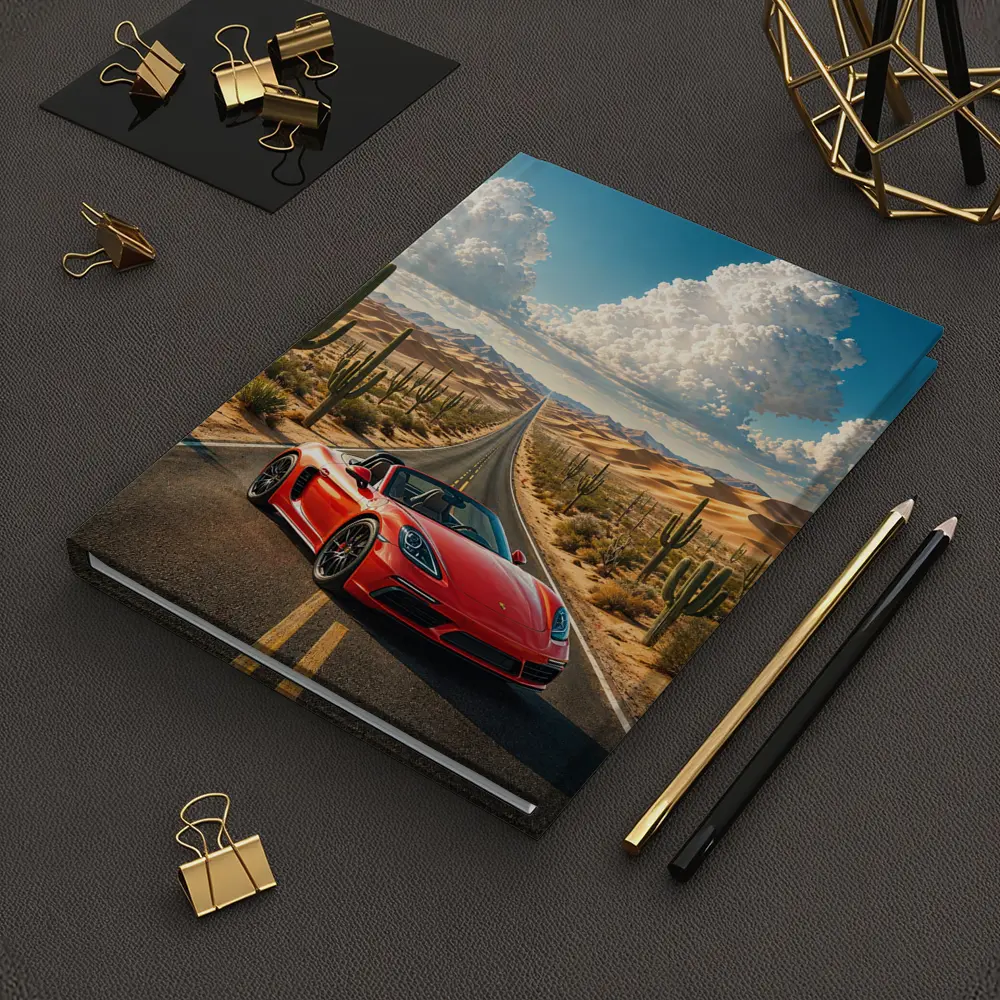 Porsche 718 Boxster Red Desert Road – Notebooks