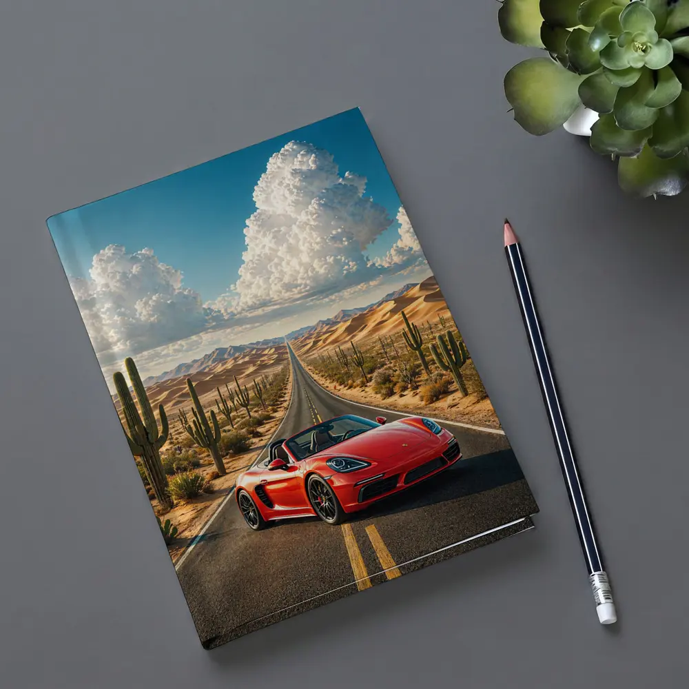 Porsche 718 Boxster Red Desert Road – Notebooks