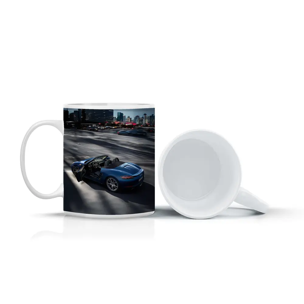Porsche 718 Boxster S Blue City Highway – Mugs