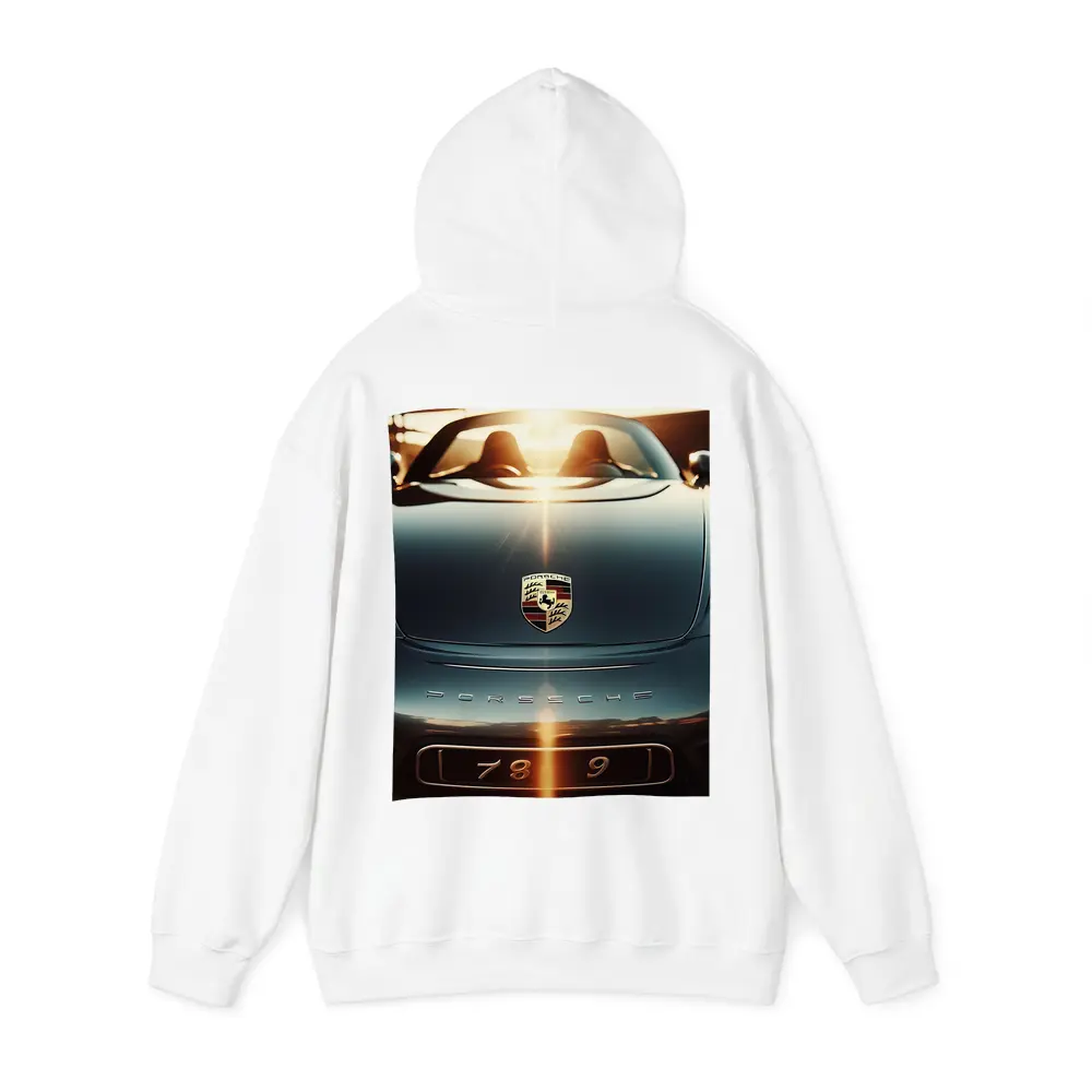 Porsche Boxster Hood Close Up Sunset Light – Hoodies
