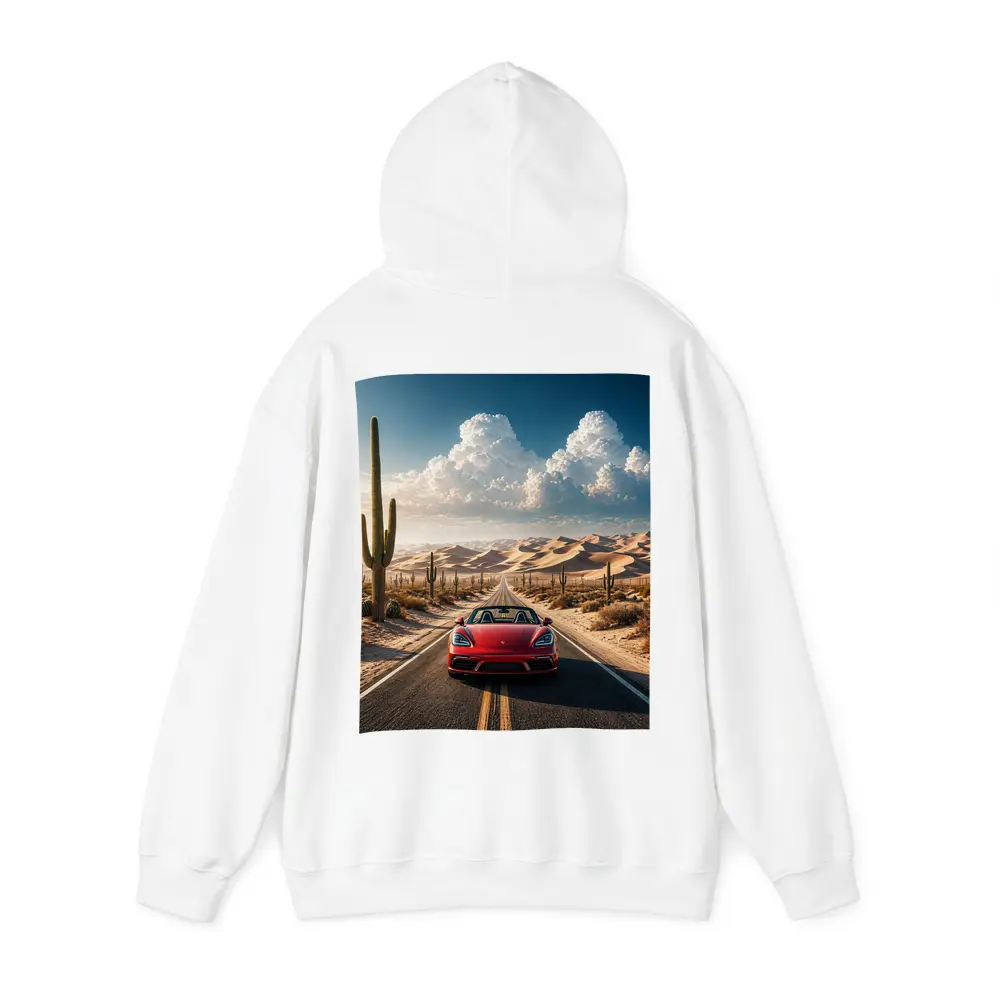 Porsche Boxster Red Desert Road Drive – Hoodies