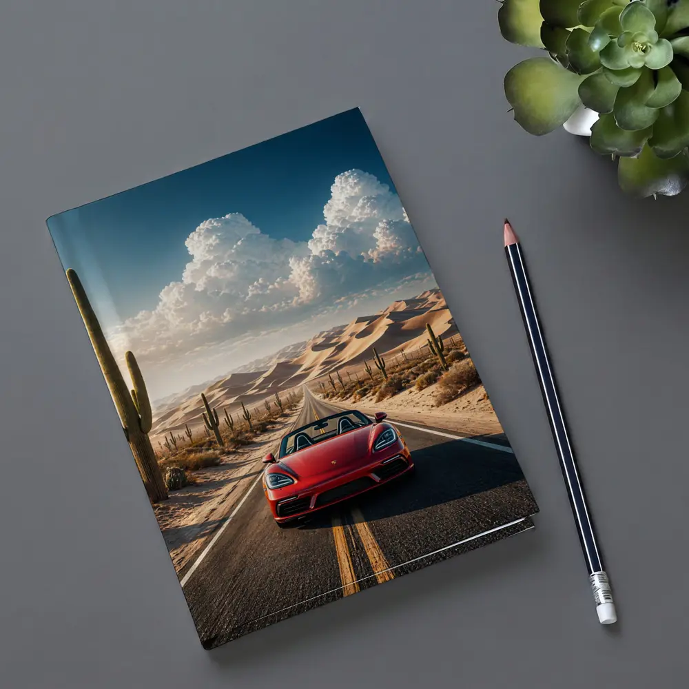 Porsche Boxster Red Desert Road Drive – Notebooks
