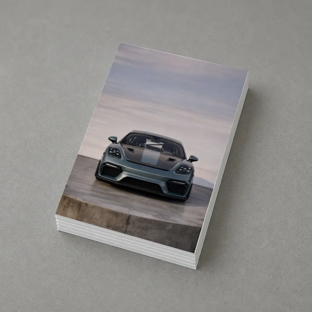Porsche Cayman GT4 RS Front View Sky – Postcards