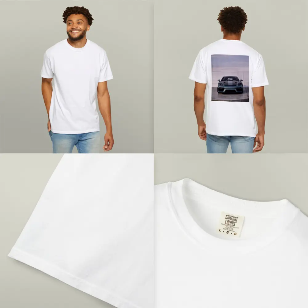 Porsche Cayman GT4 RS Front View Sky – T-Shirts