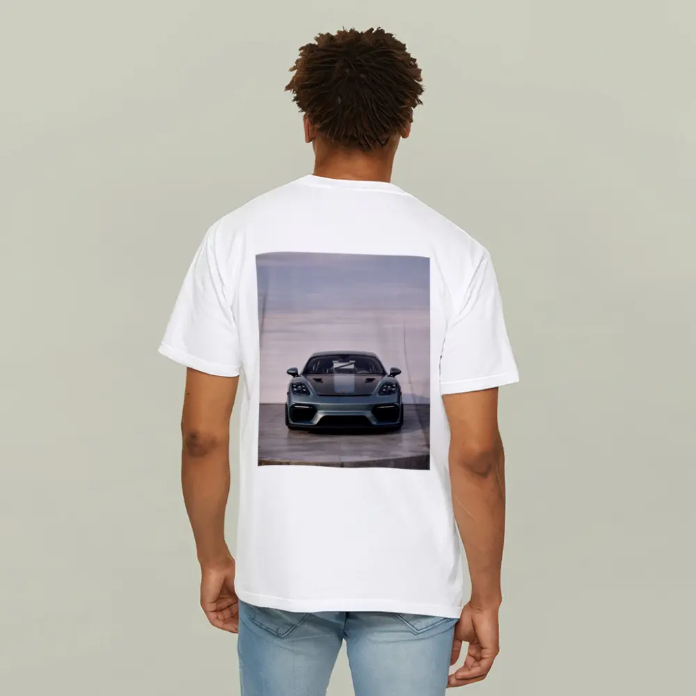 Porsche Cayman GT4 RS Front View Sky – T-Shirts