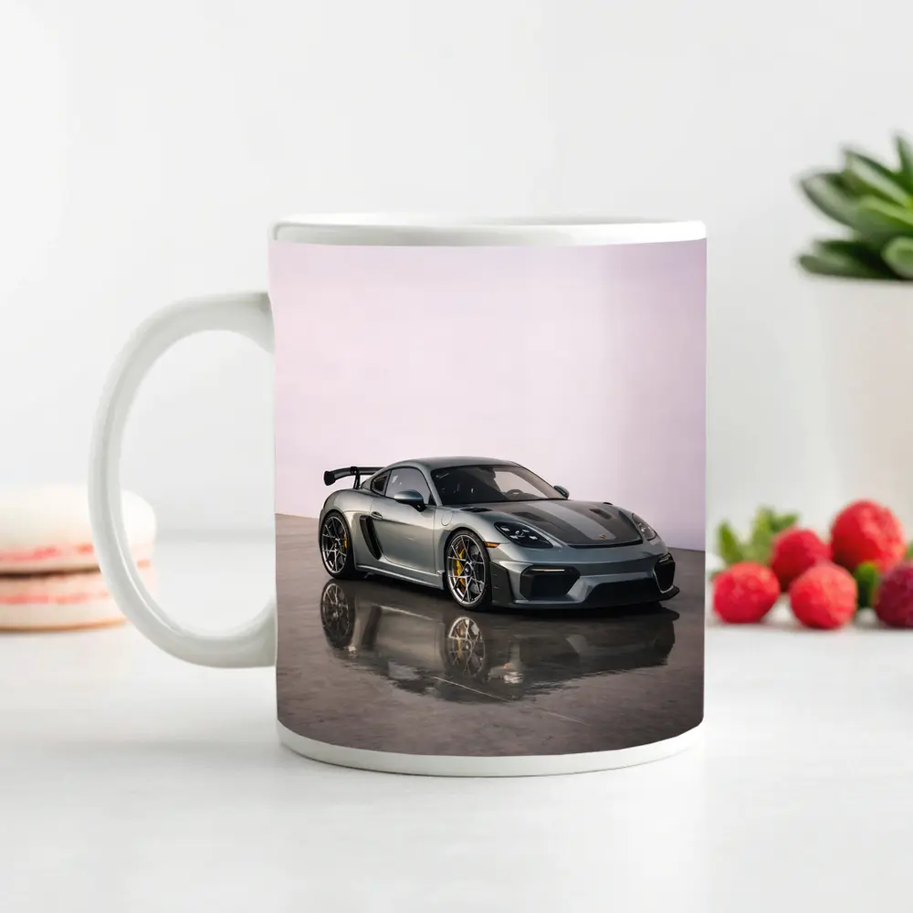 Porsche 718 Cayman GT4 RS Studio Shot – Mugs