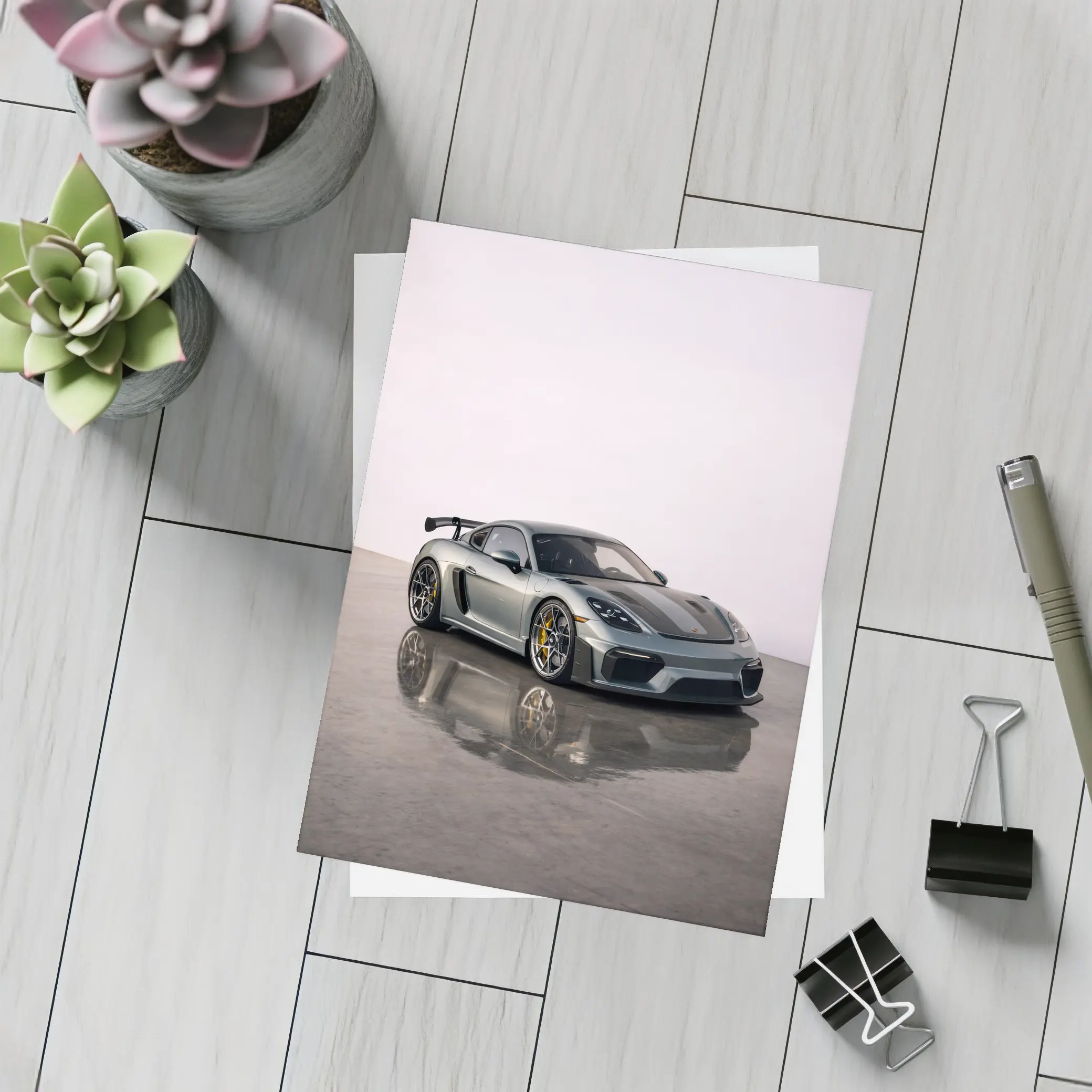 Porsche 718 Cayman GT4 RS Studio Shot – Postcards