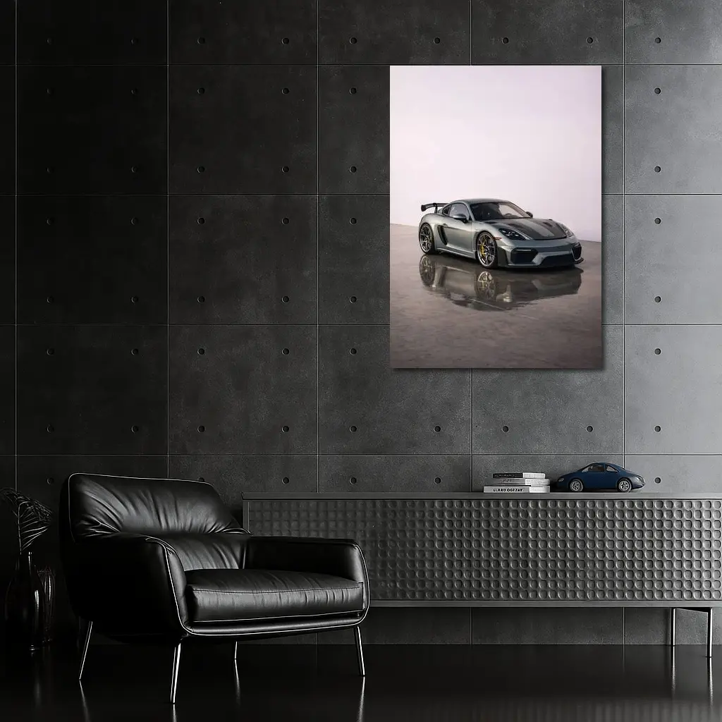 Porsche 718 Cayman GT4 RS Studio Shot – Wall Art
