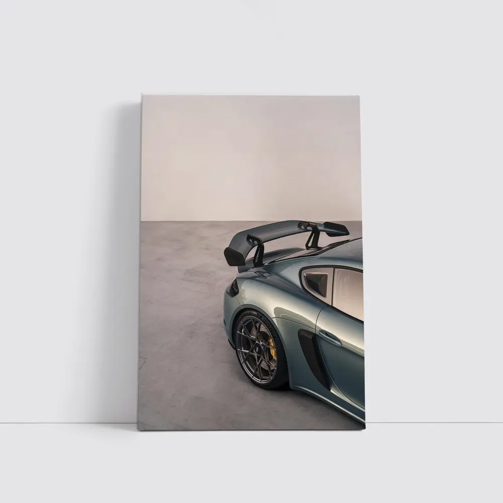 Porsche Cayman GT4 RS Studio Gray – Wall Art