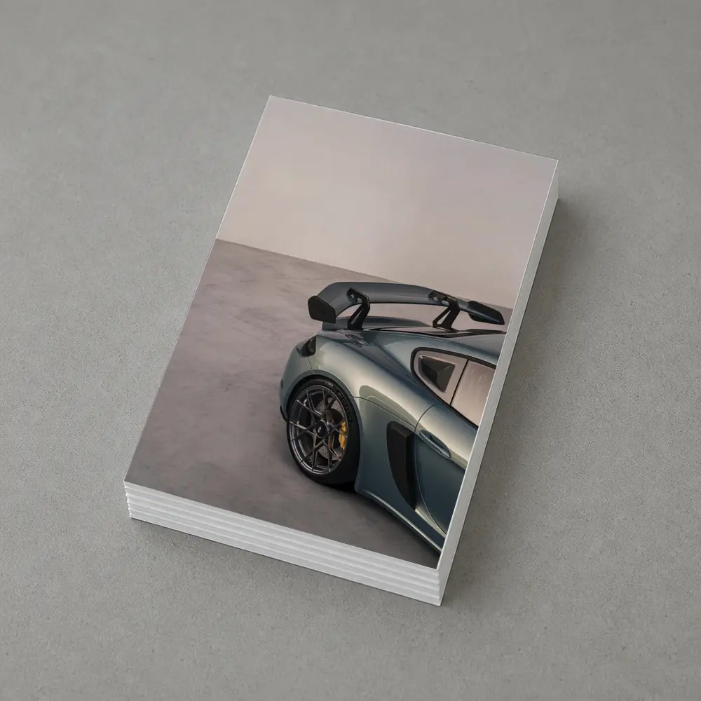 Porsche Cayman GT4 RS Studio Gray – Postcards