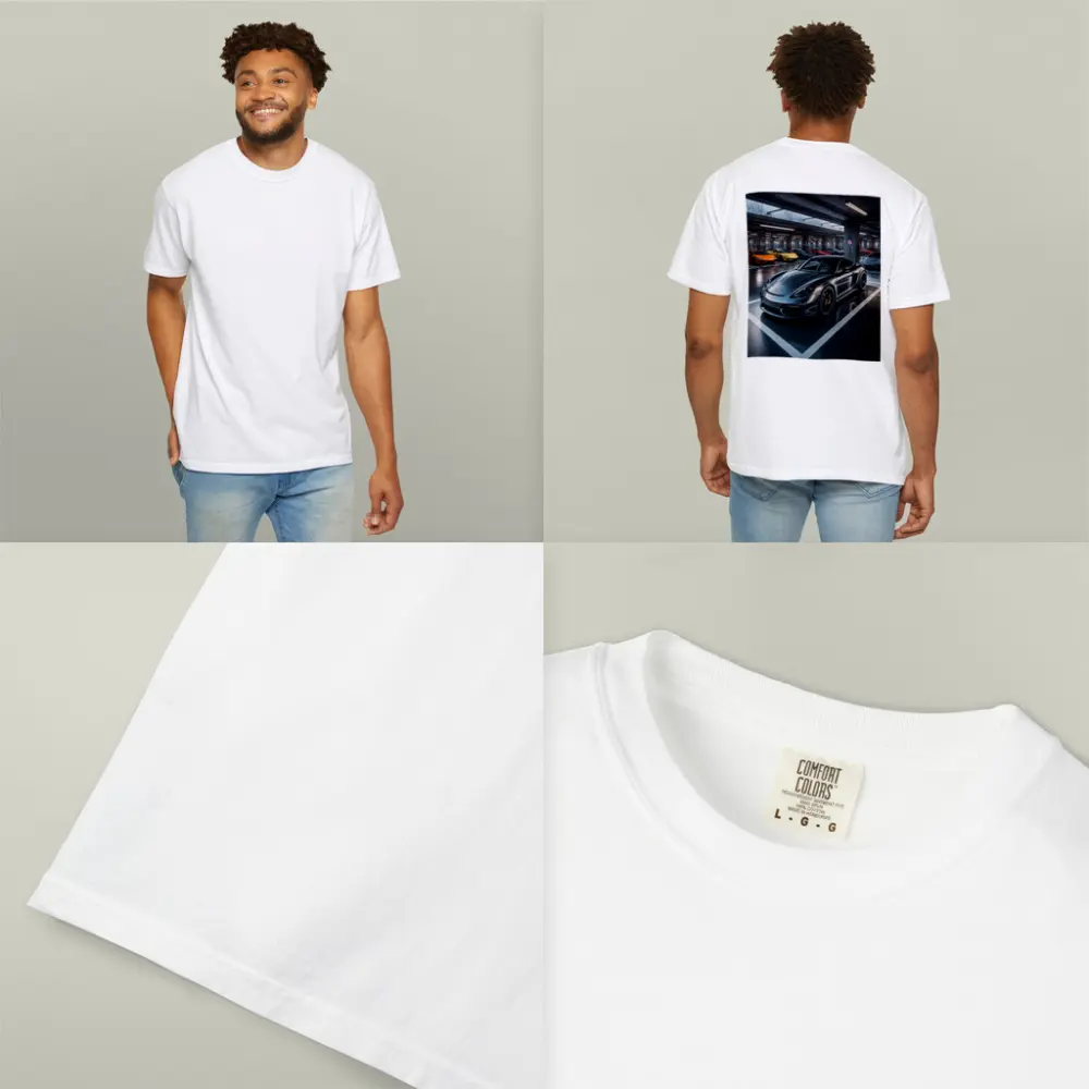 Porsche Cayman GT4 Dark Underground Parking Garage – T-Shirts