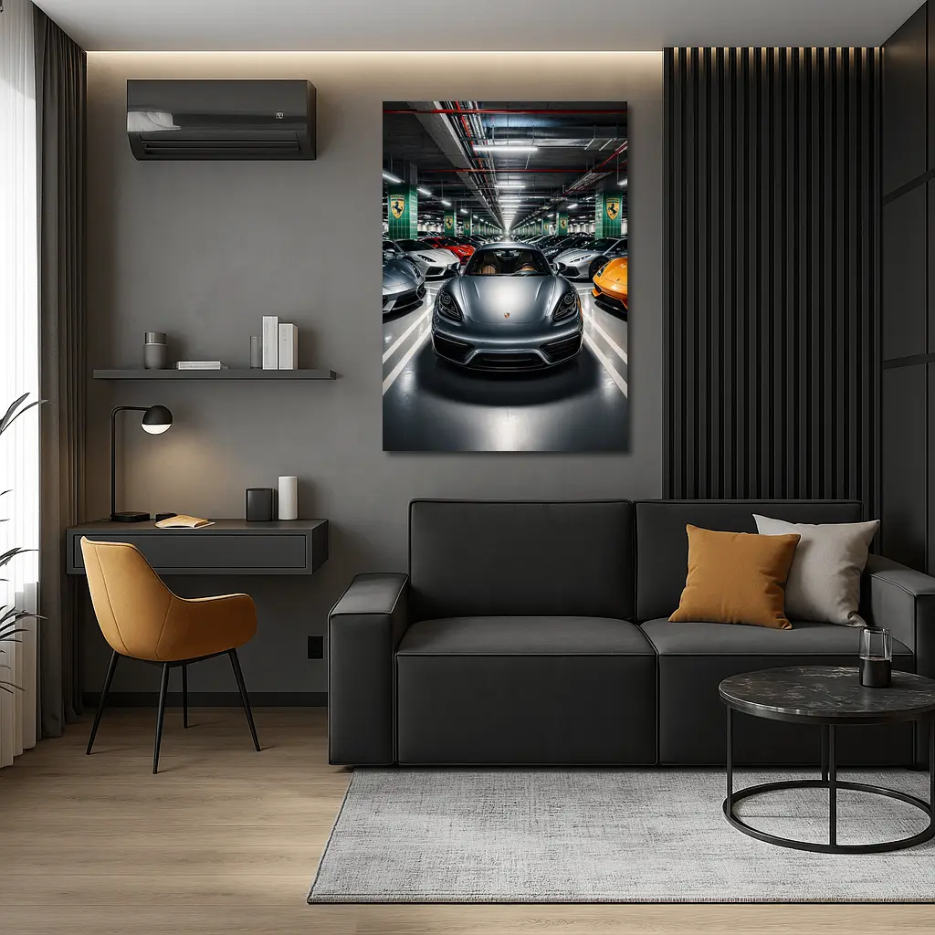 Porsche 718 Cayman Indoor Supercar Collection – Wall Art