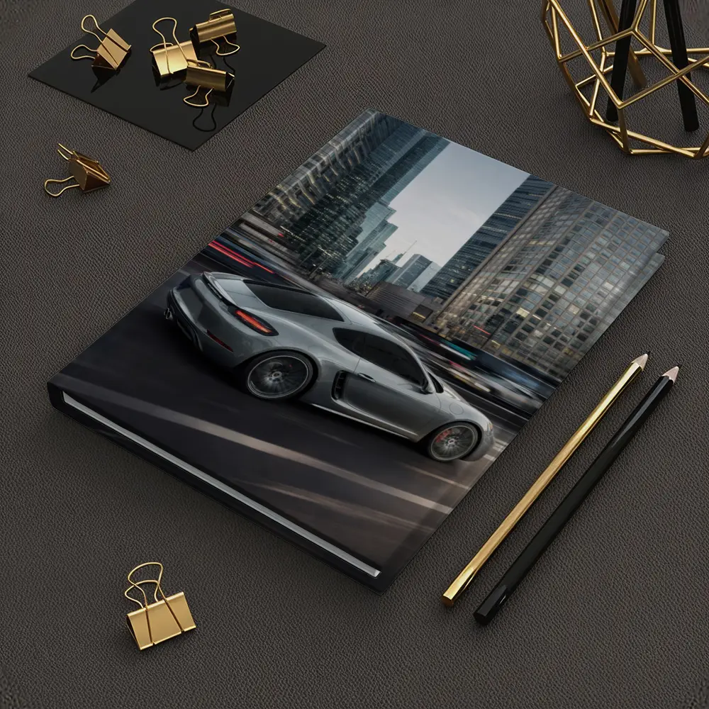 Porsche Cayman S Racing Through City Streets – Notebooks