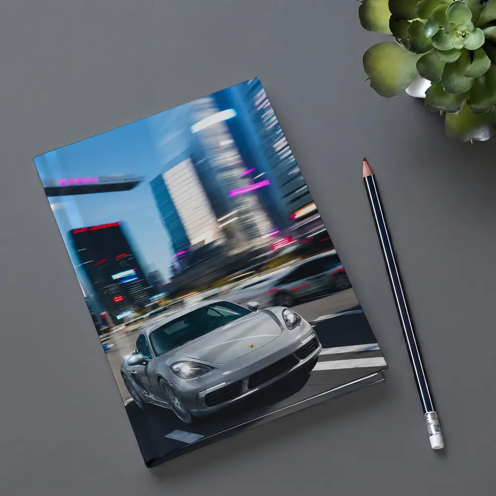 Porsche 718 Cayman Racing Through City Streets – Notebooks
