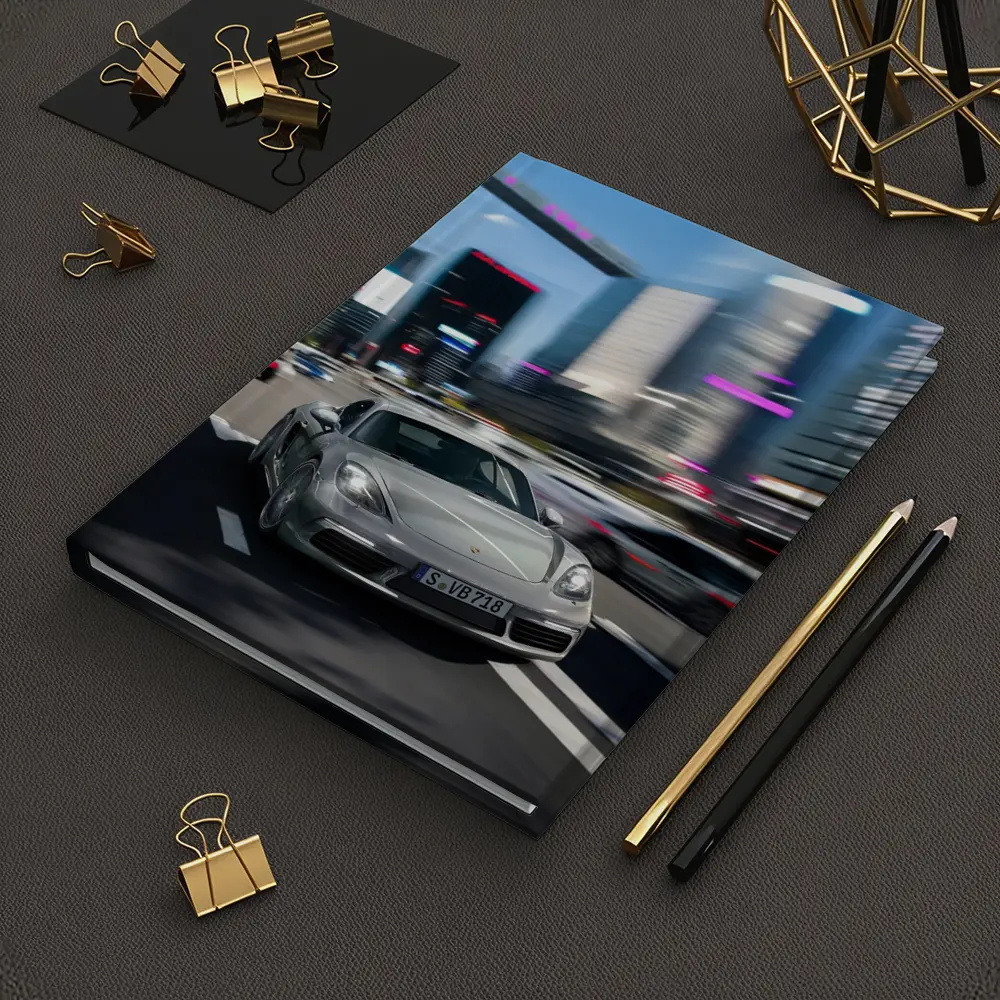 Porsche 718 Cayman Racing Through City Streets – Notebooks