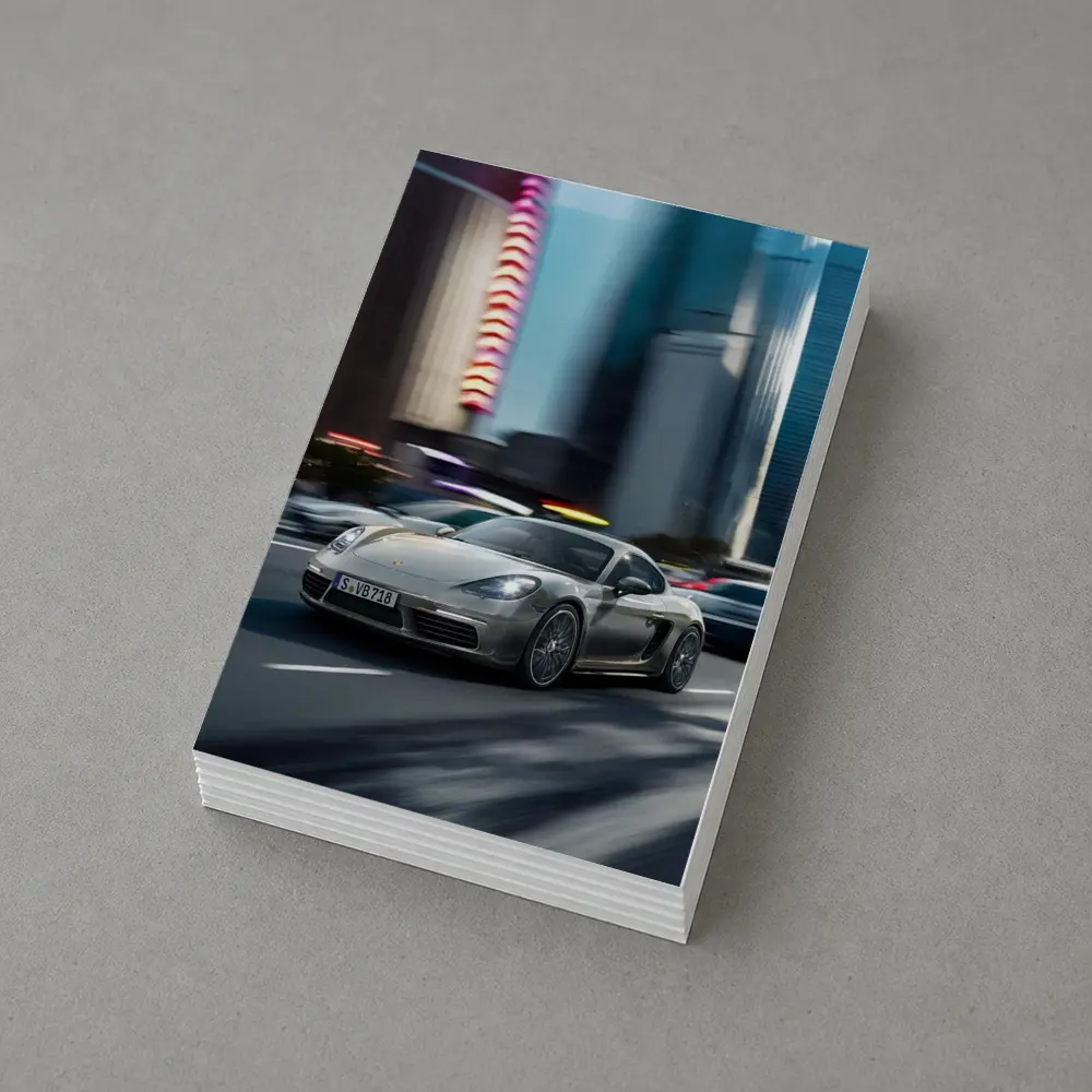 Porsche 718 Cayman S City Night Drive – Postcards