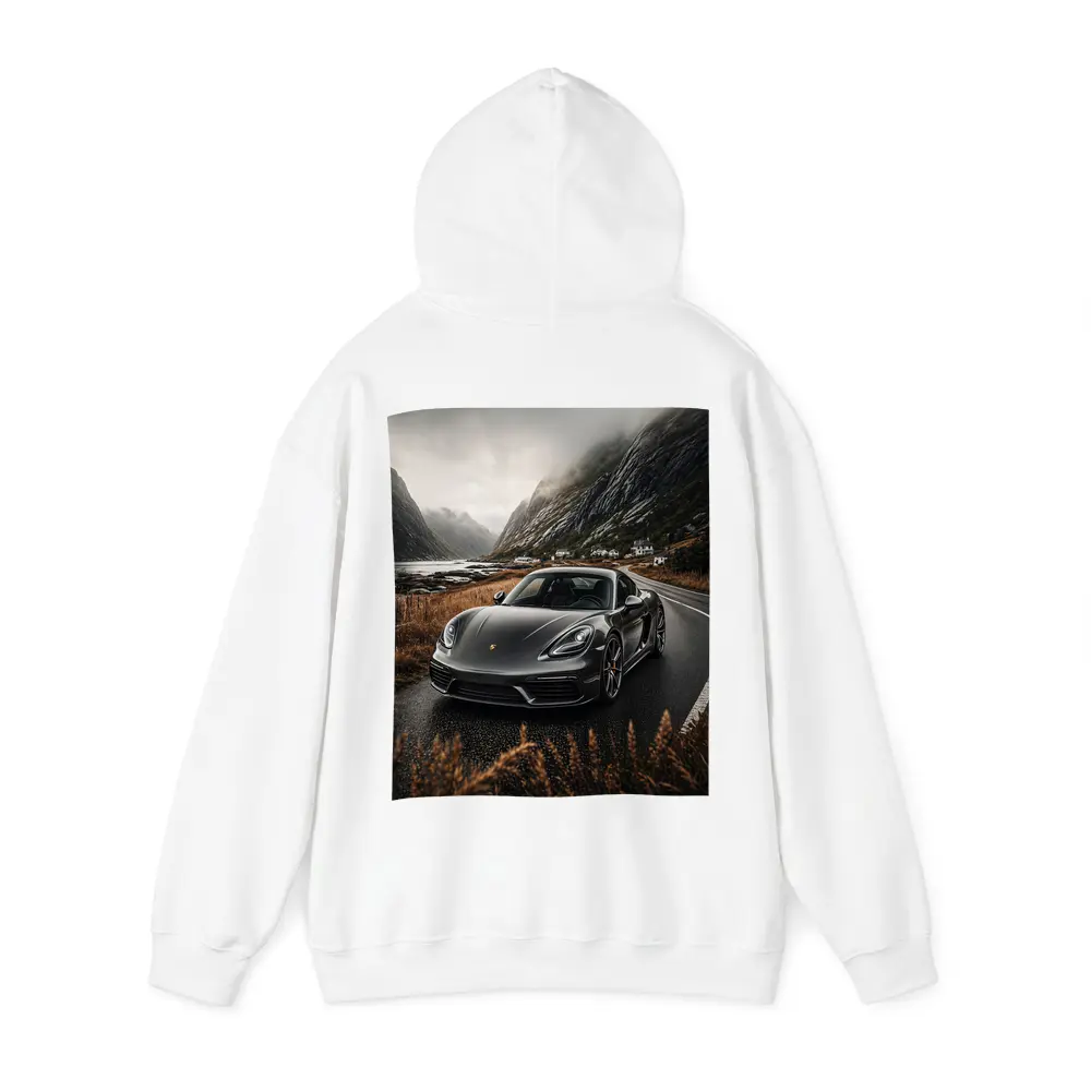 Porsche Cayman Gray Mountain Road Drive – Hoodies
