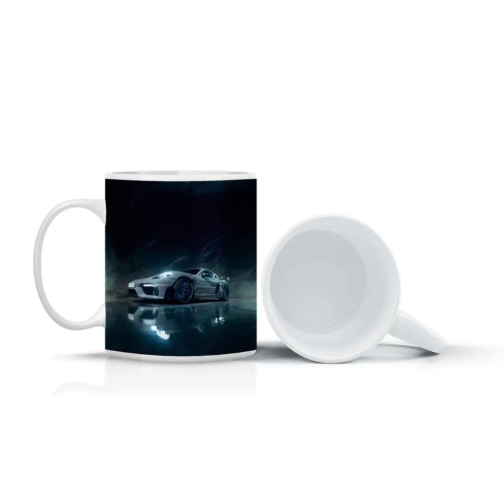Porsche Cayman Dark Marble Cave Setting – Mugs