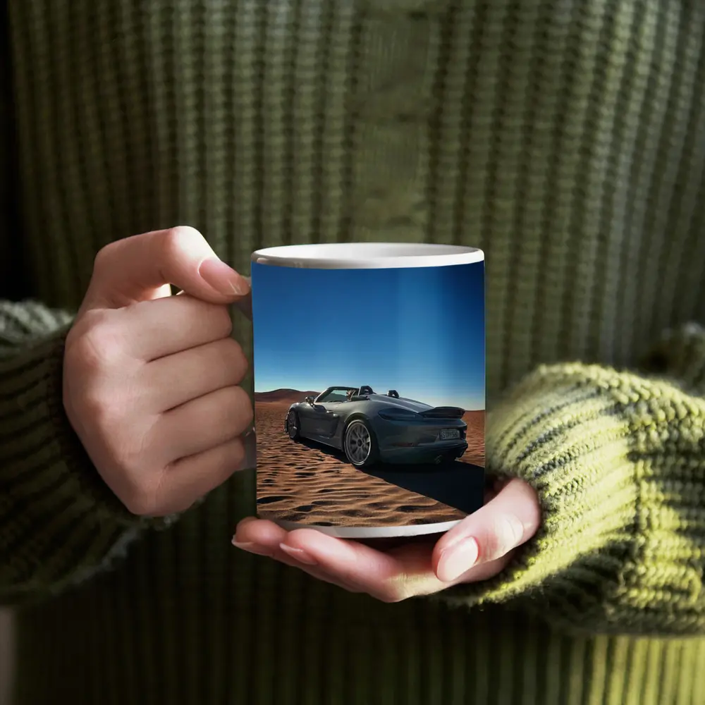 Porsche Boxster Spyder Desert Sand Dunes – Mugs